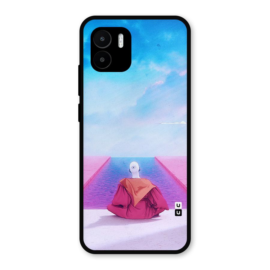 Eye Art Metal Back Case for Redmi A2