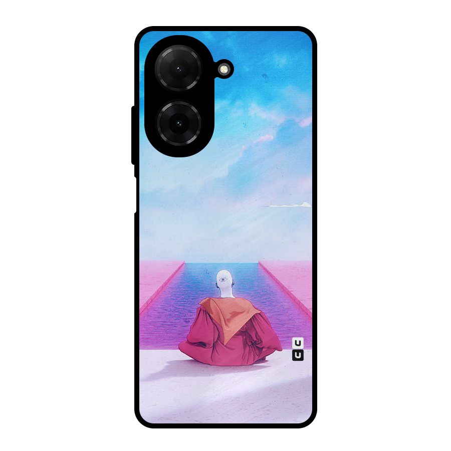 Eye Art Metal Back Case for Redmi A5 4G