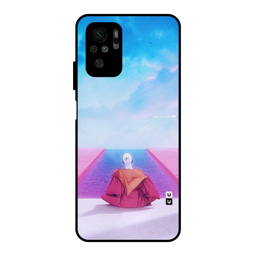 Eye Art Metal Back Case for Redmi Note 10S