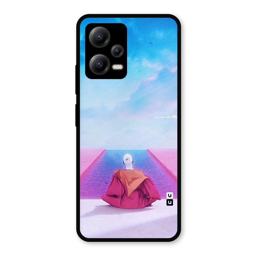 Eye Art Metal Back Case for Redmi Note 12 5G