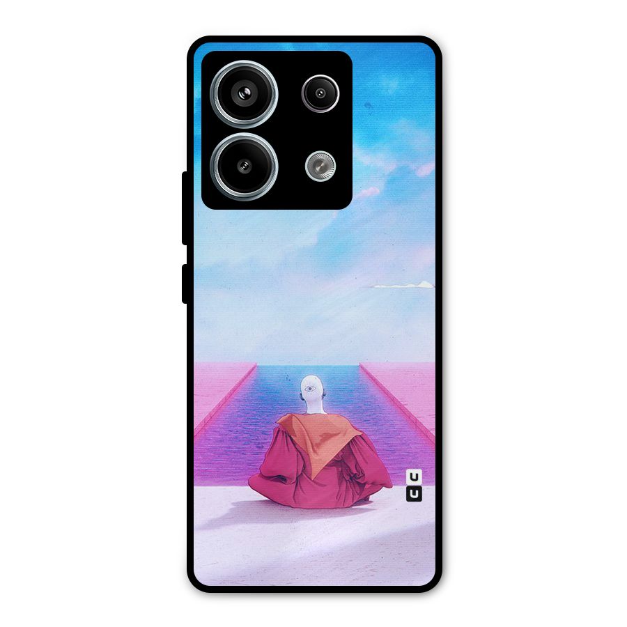 Eye Art Metal Back Case for Redmi Note 13 Pro 5G