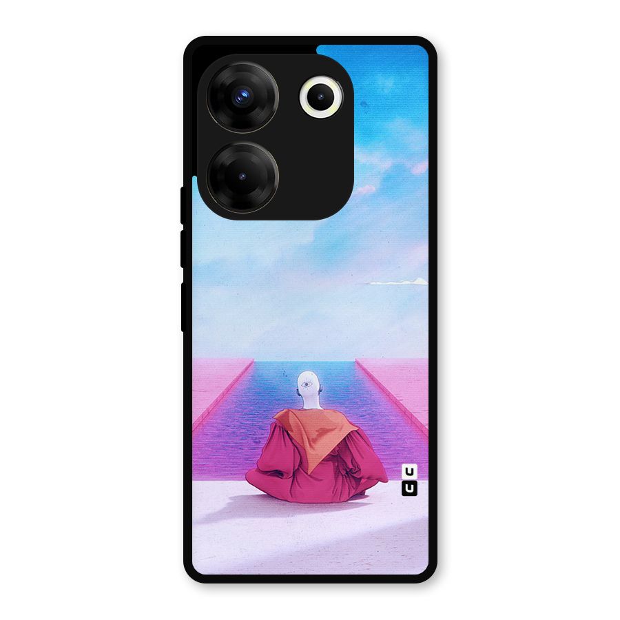 Eye Art Metal Back Case for Tecno Camon 20 Pro