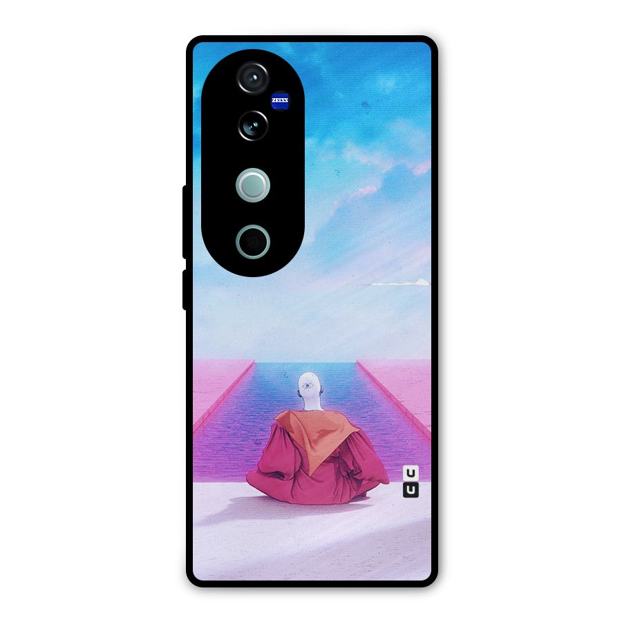 Eye Art Metal Back Case for Vivo V40