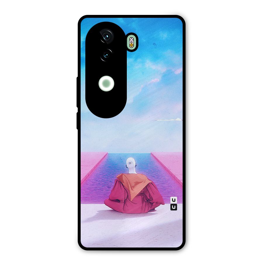 Eye Art Metal Back Case for Vivo V40e