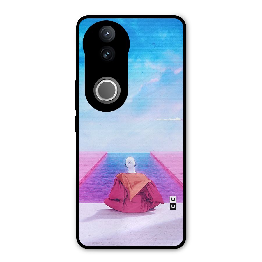Eye Art Metal Back Case for Vivo V50e