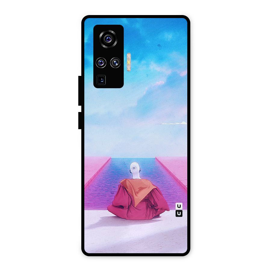 Eye Art Metal Back Case for Vivo X50 Pro
