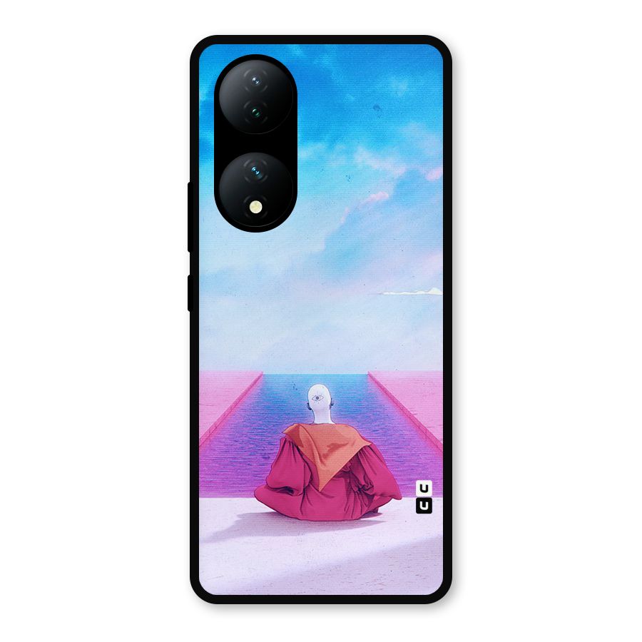 Eye Art Metal Back Case for Vivo Y100a