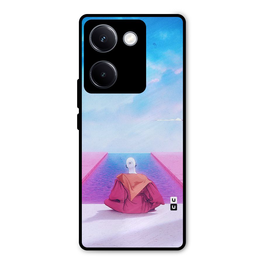 Eye Art Metal Back Case for Vivo Y300 Plus