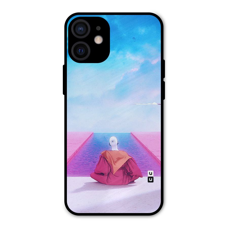 Eye Art Metal Back Case for iPhone 12 Mini
