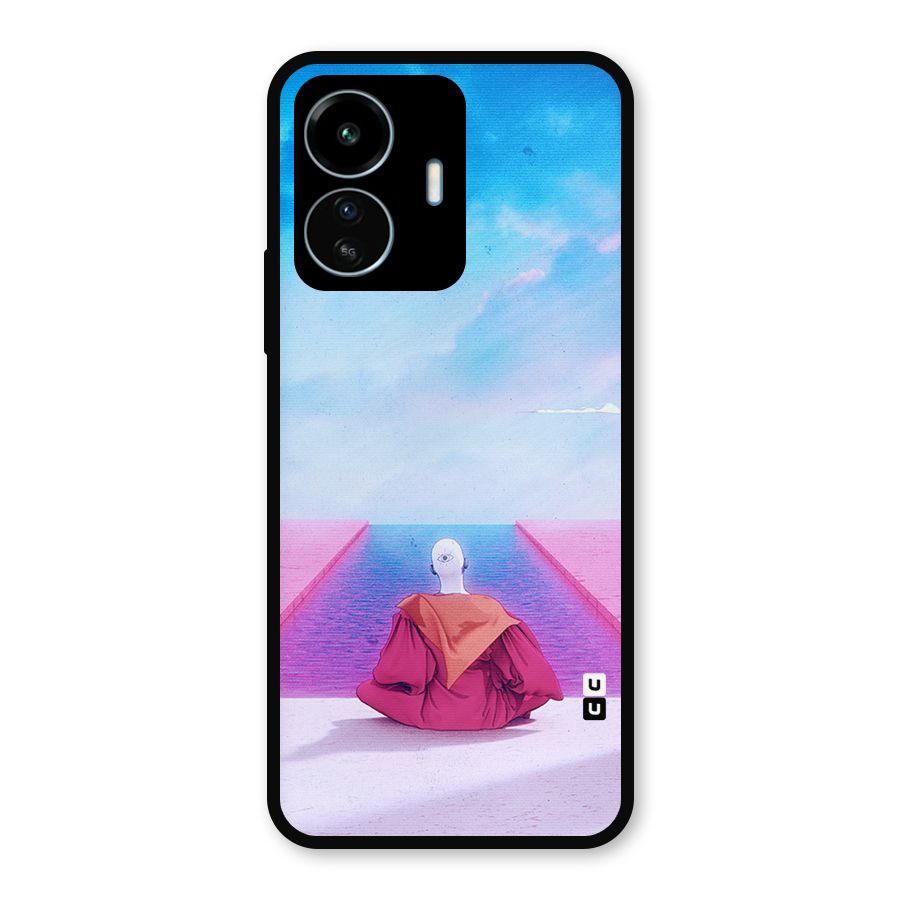 Eye Art Metal Back Case for vivo iQOO Z6 Lite 5G