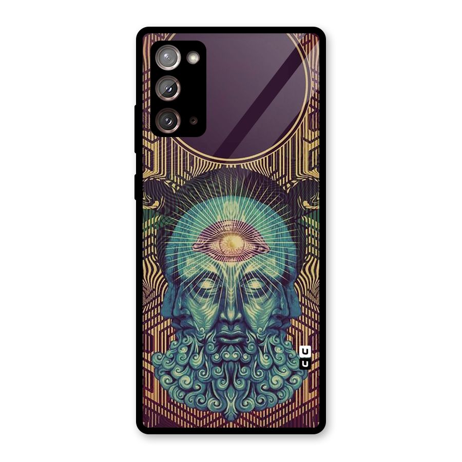 Eye Design Glass Back Case for Galaxy Note 20