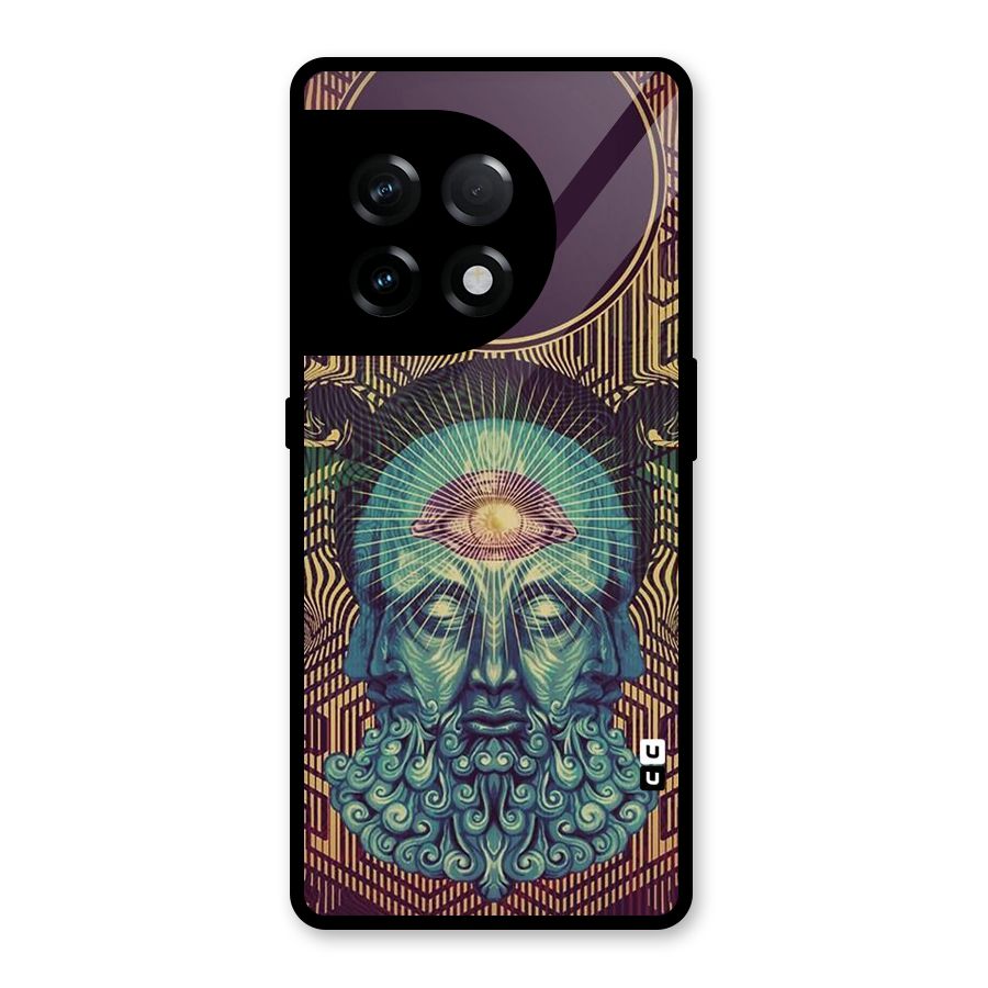 Eye Design Glass Back Case for OnePlus 11R