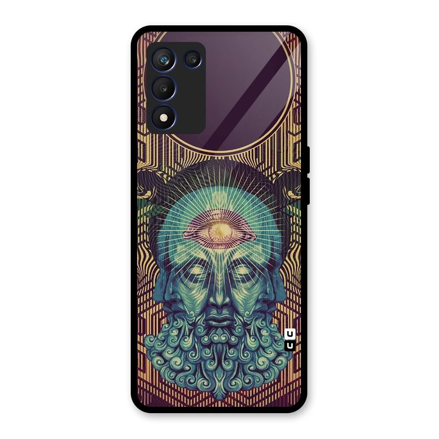 Eye Design Glass Back Case for Realme 9 5G Speed