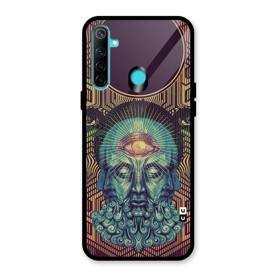 Eye Design Glass Back Case for Realme Narzo 10