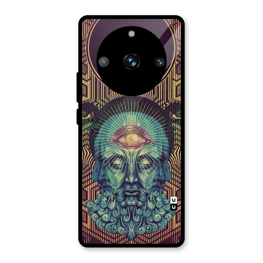 Eye Design Glass Back Case for Realme Narzo 60 Pro
