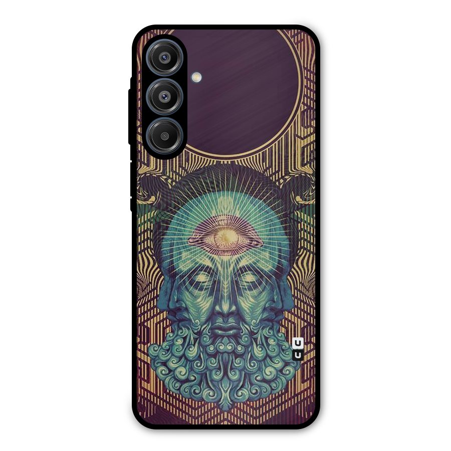 Eye Design Metal Back Case for Galaxy A16 5G