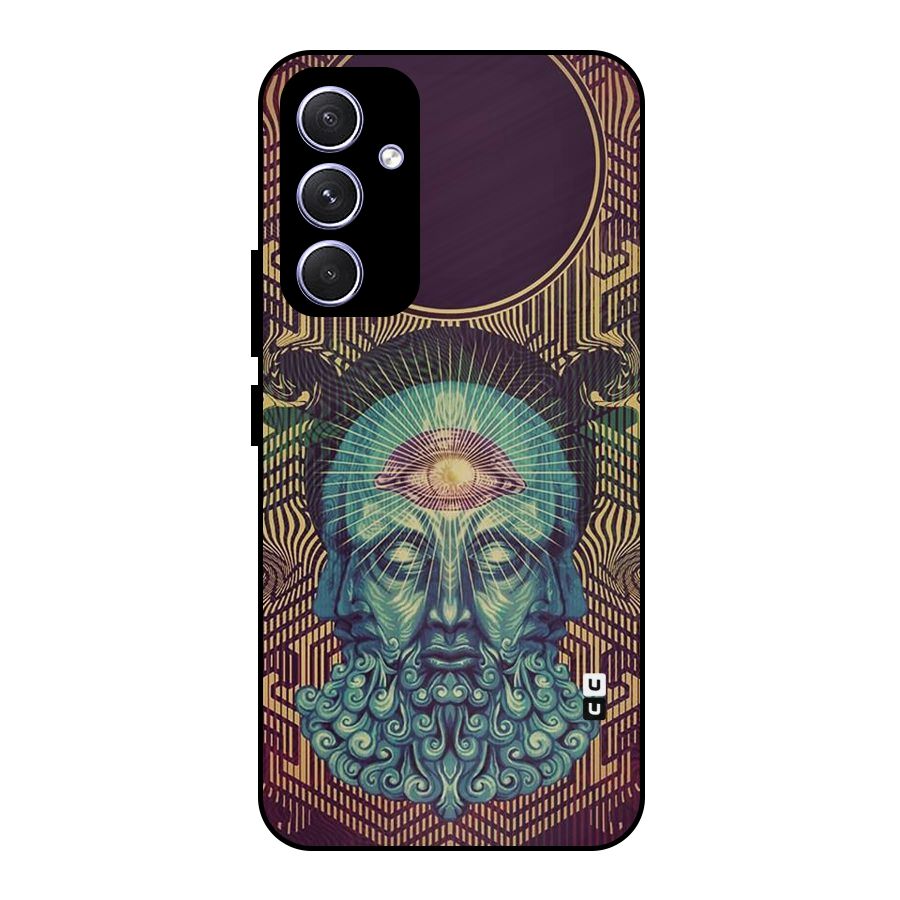 Eye Design Metal Back Case for Galaxy A54