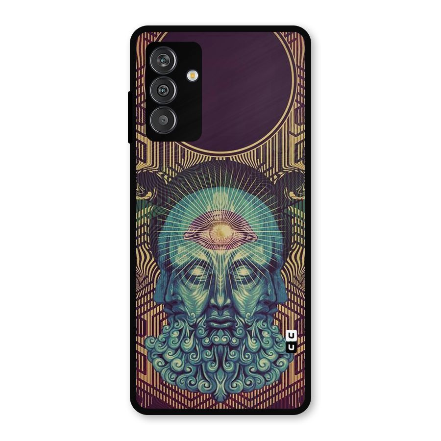 Eye Design Metal Back Case for Galaxy F13