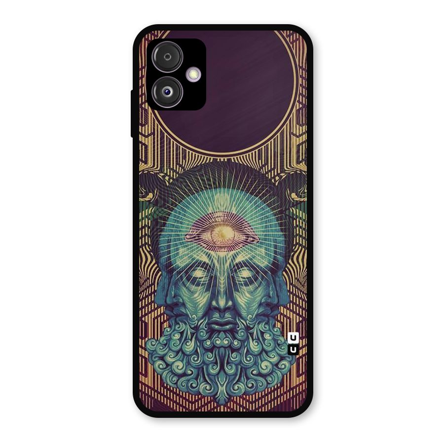 Eye Design Metal Back Case for Galaxy F14