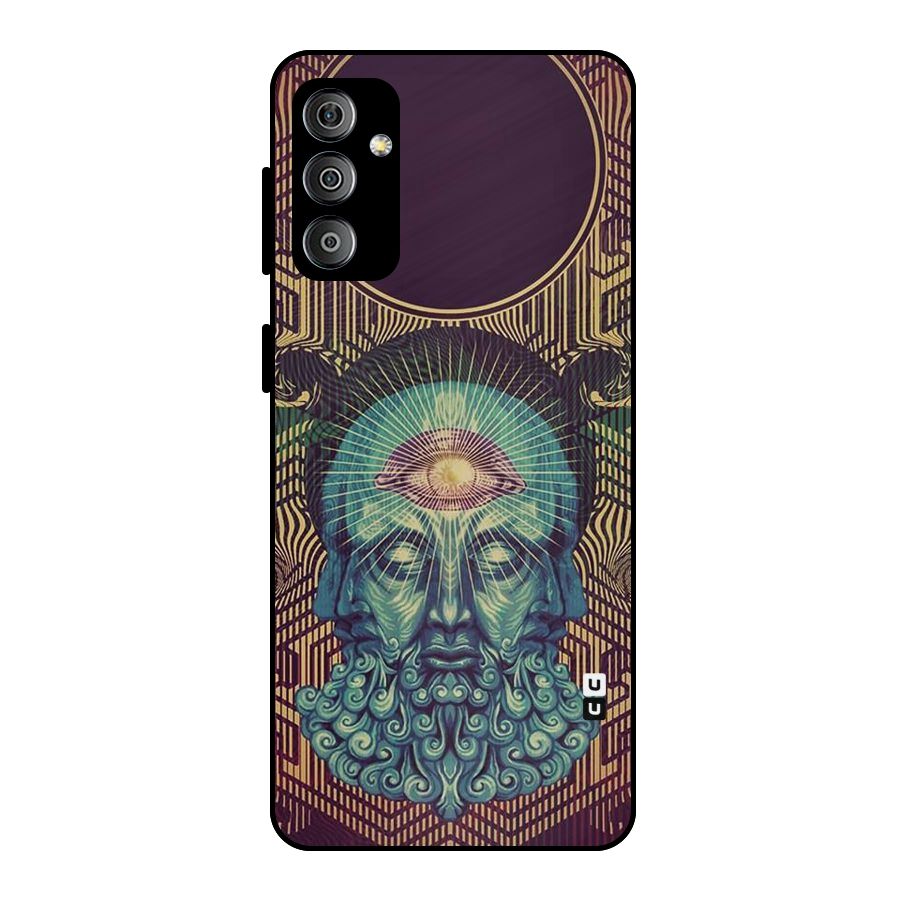 Eye Design Metal Back Case for Galaxy F23