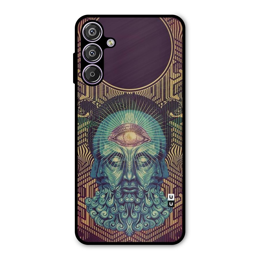 Eye Design Metal Back Case for Galaxy M15