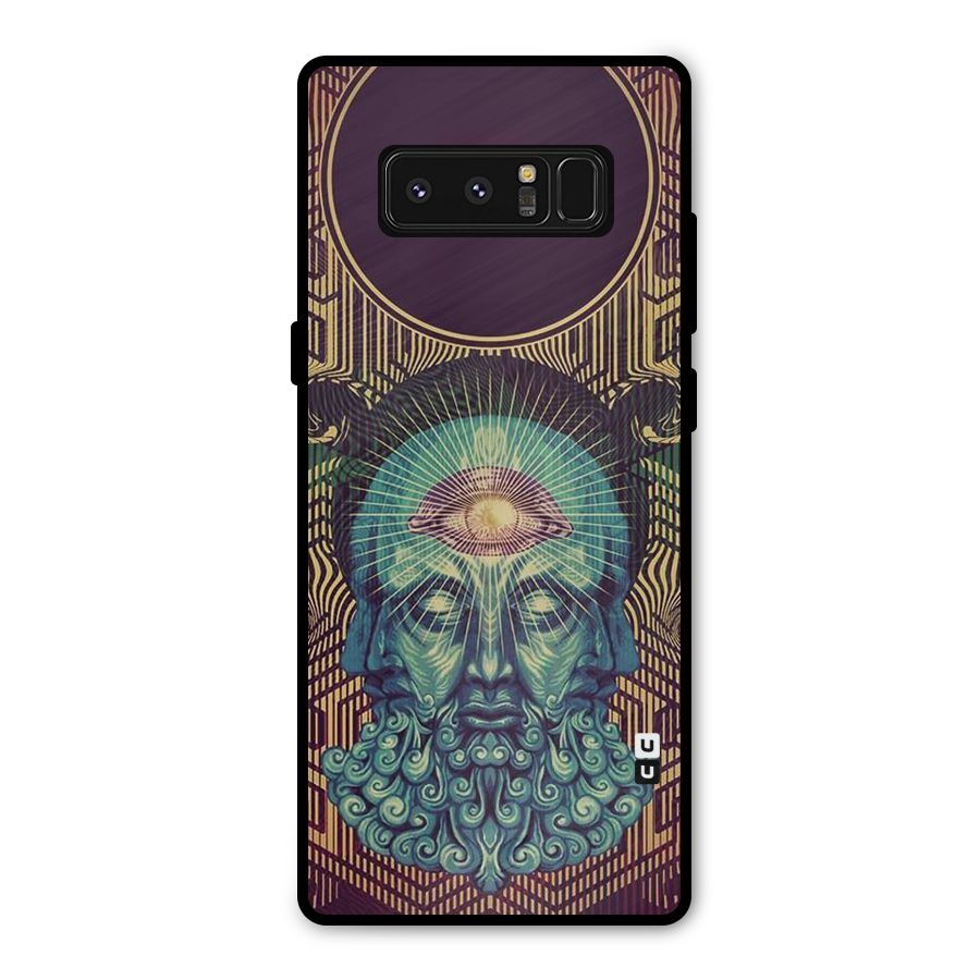 Eye Design Metal Back Case for Galaxy Note 8