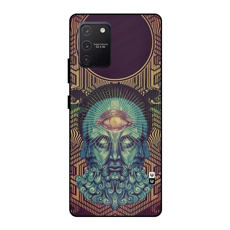 Eye Design Metal Back Case for Galaxy S10 Lite