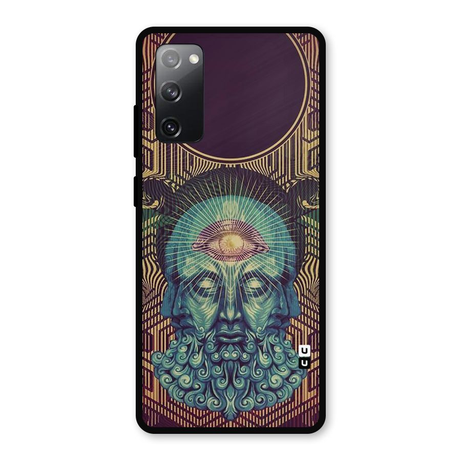 Eye Design Metal Back Case for Galaxy S20 FE