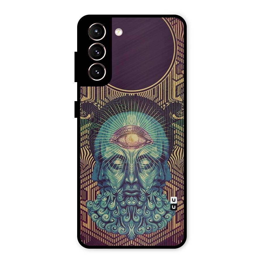 Eye Design Metal Back Case for Galaxy S21 5G