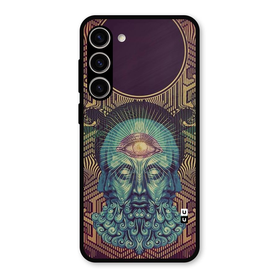 Eye Design Metal Back Case for Galaxy S23 Plus