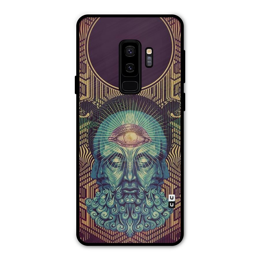Eye Design Metal Back Case for Galaxy S9 Plus