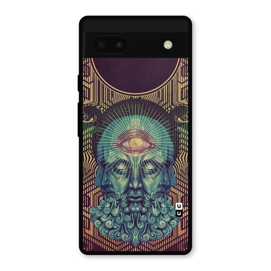 Eye Design Metal Back Case for Google Pixel 6a