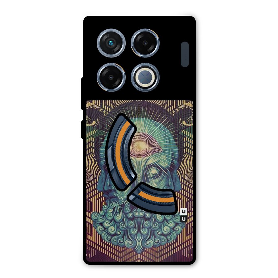 Eye Design Metal Back Case for Infinix GT 20 Pro