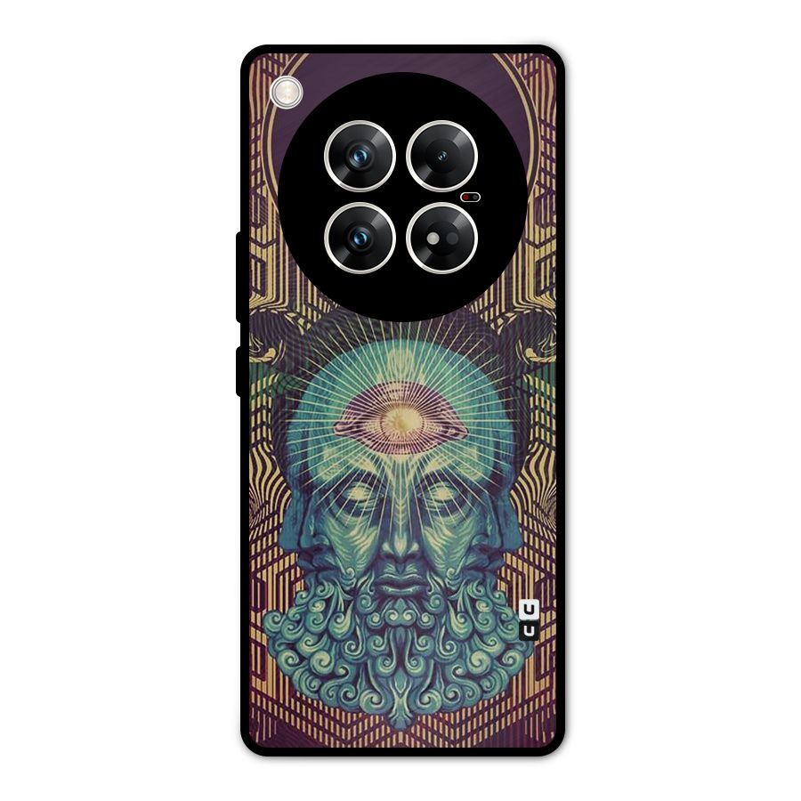 Eye Design Metal Back Case for Infinix Zero 40 5G