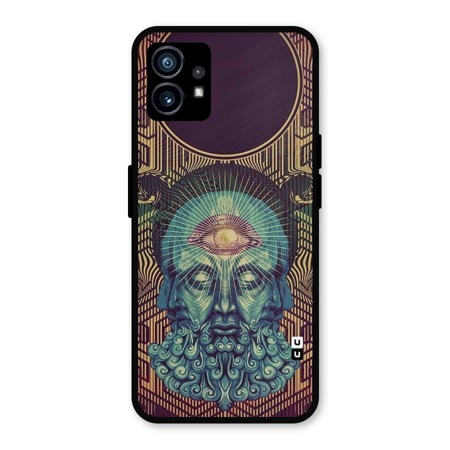 Eye Design Metal Back Case for Nothing Phone 1