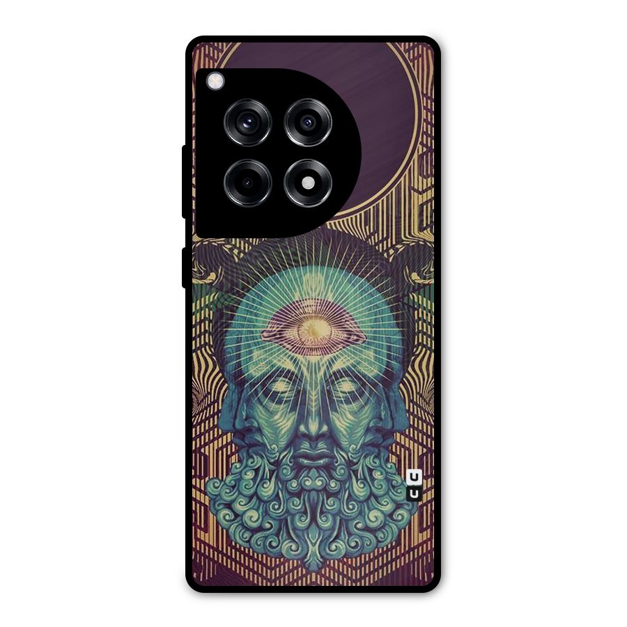 Eye Design Metal Back Case for OnePlus 12R
