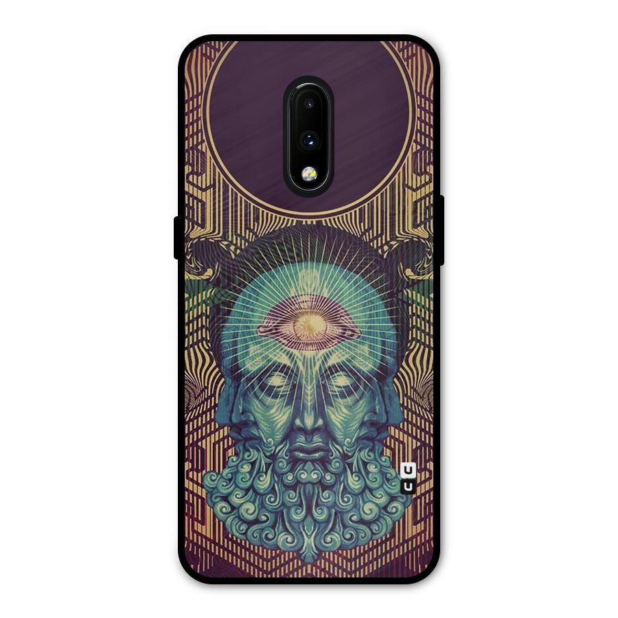 Eye Design Metal Back Case for OnePlus 7