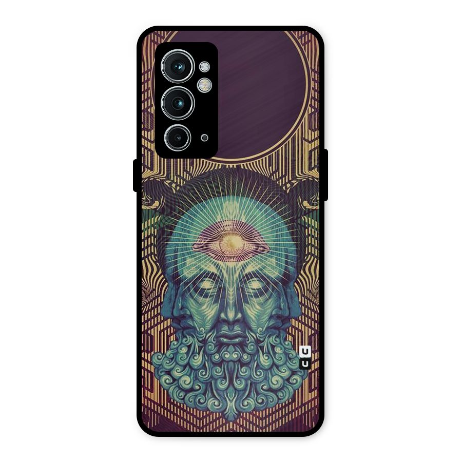 Eye Design Metal Back Case for OnePlus 9RT 5G