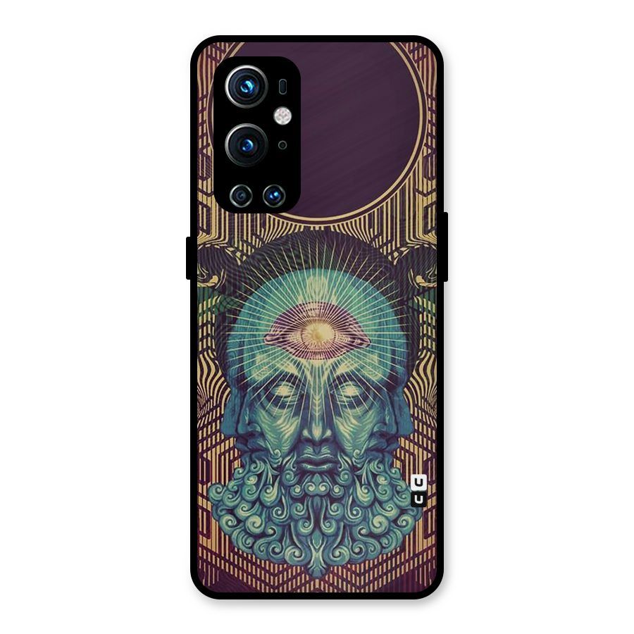 Eye Design Metal Back Case for OnePlus 9 Pro