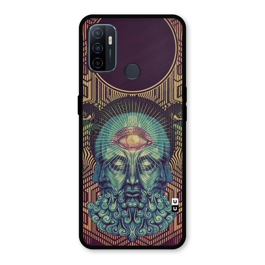 Eye Design Metal Back Case for Oppo A53