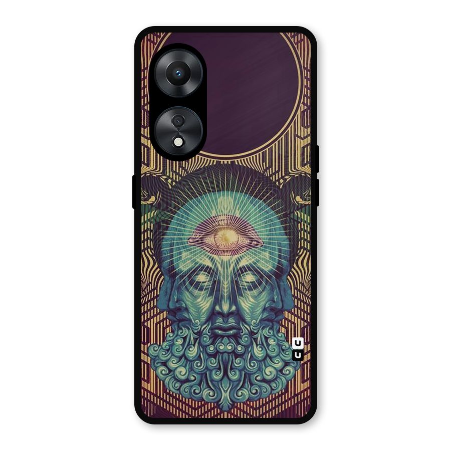 Eye Design Metal Back Case for Oppo A78