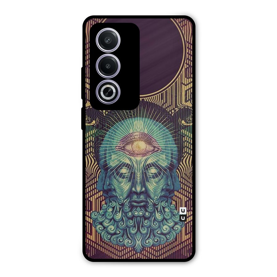 Eye Design Metal Back Case for Oppo K12x