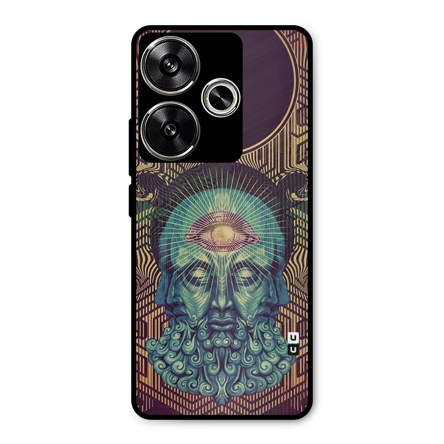 Eye Design Metal Back Case for Poco F6