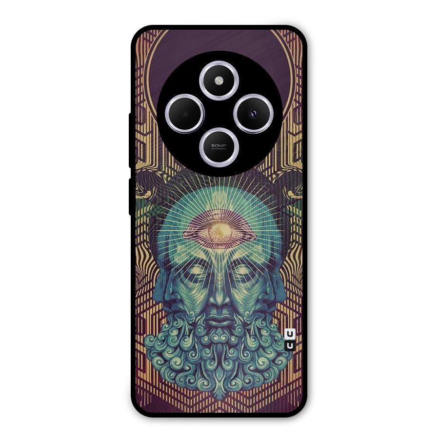 Eye Design Metal Back Case for Poco M7