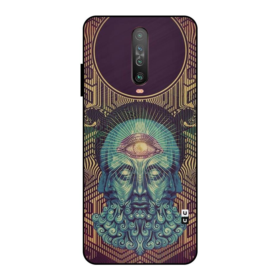 Eye Design Metal Back Case for Poco X2