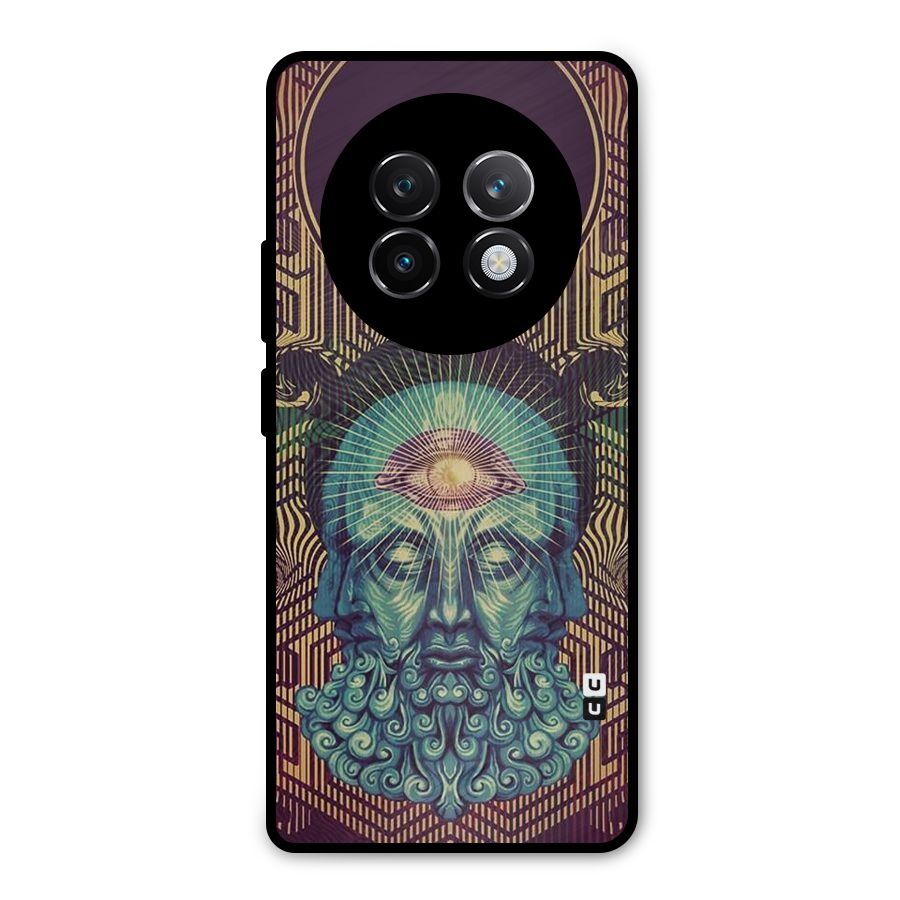 Eye Design Metal Back Case for Realme 13 Plus