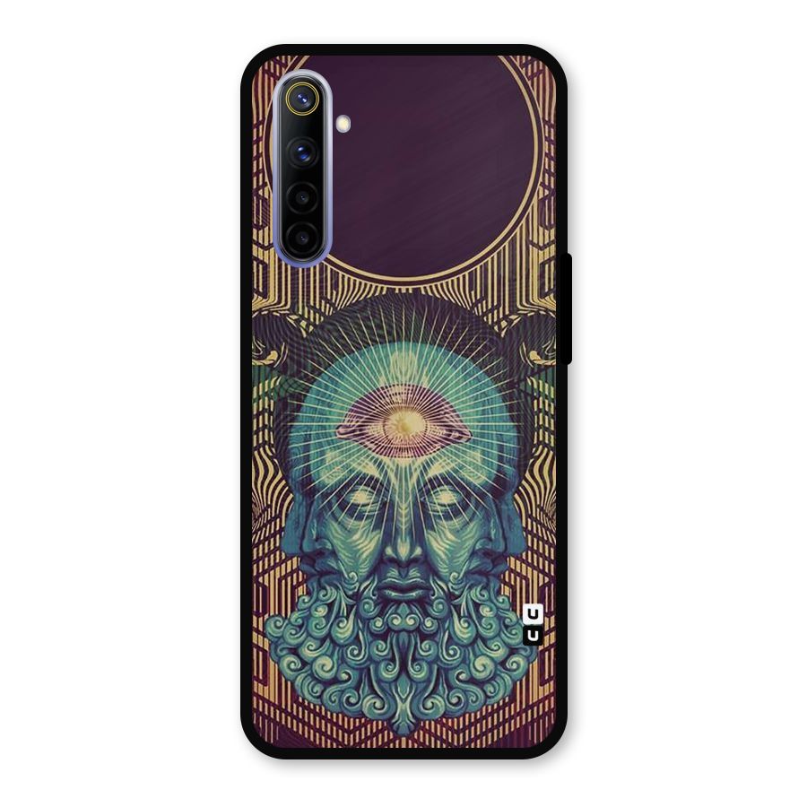 Eye Design Metal Back Case for Realme 6i
