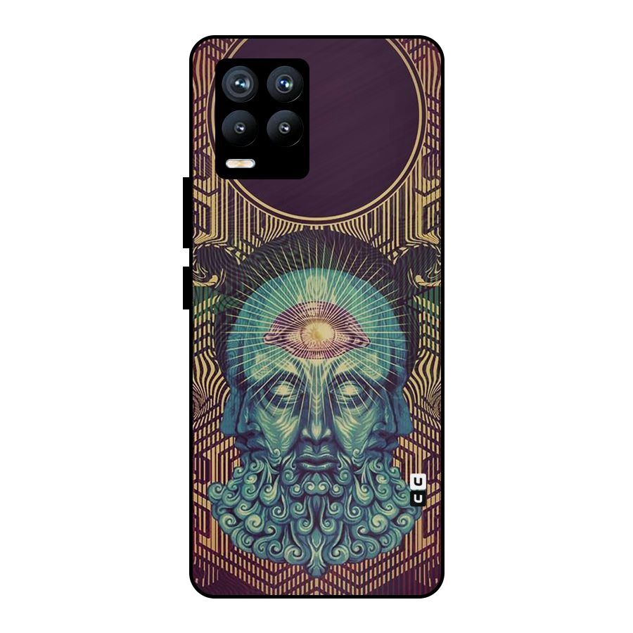 Eye Design Metal Back Case for Realme 8