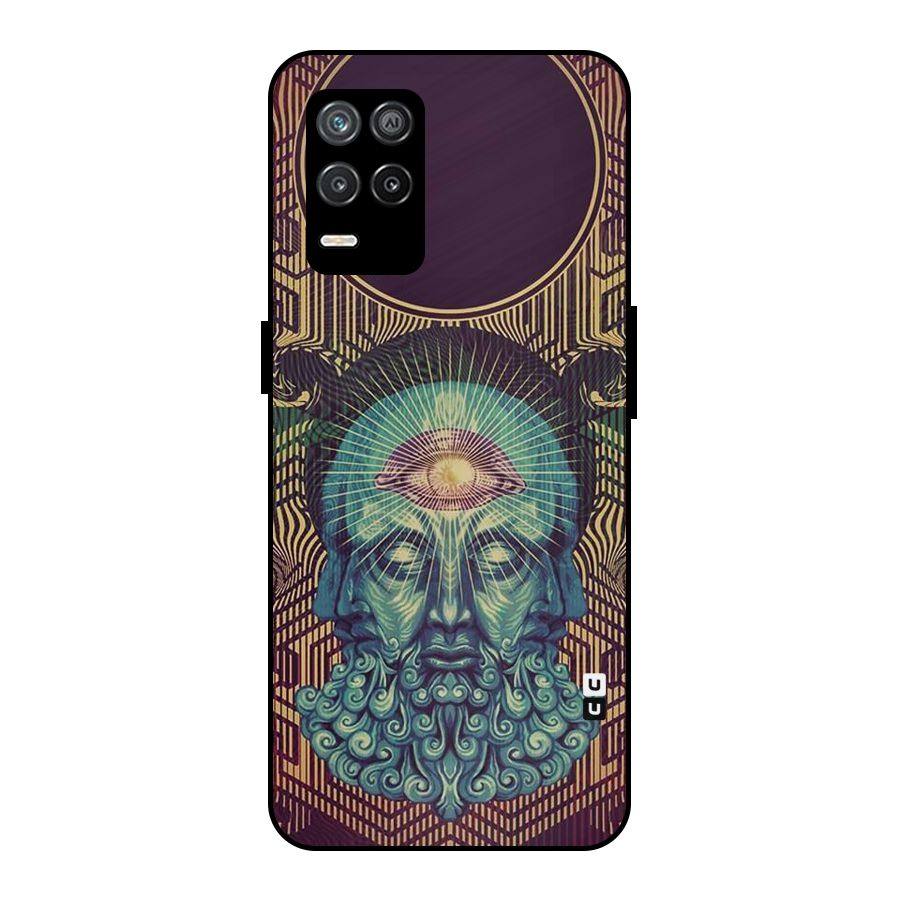 Eye Design Metal Back Case for Realme 8 5G