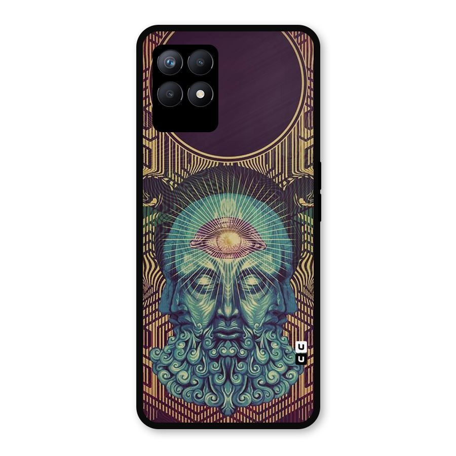 Eye Design Metal Back Case for Realme 8i